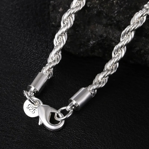 Sterling Silver Link Chain - Picture 3 of 3